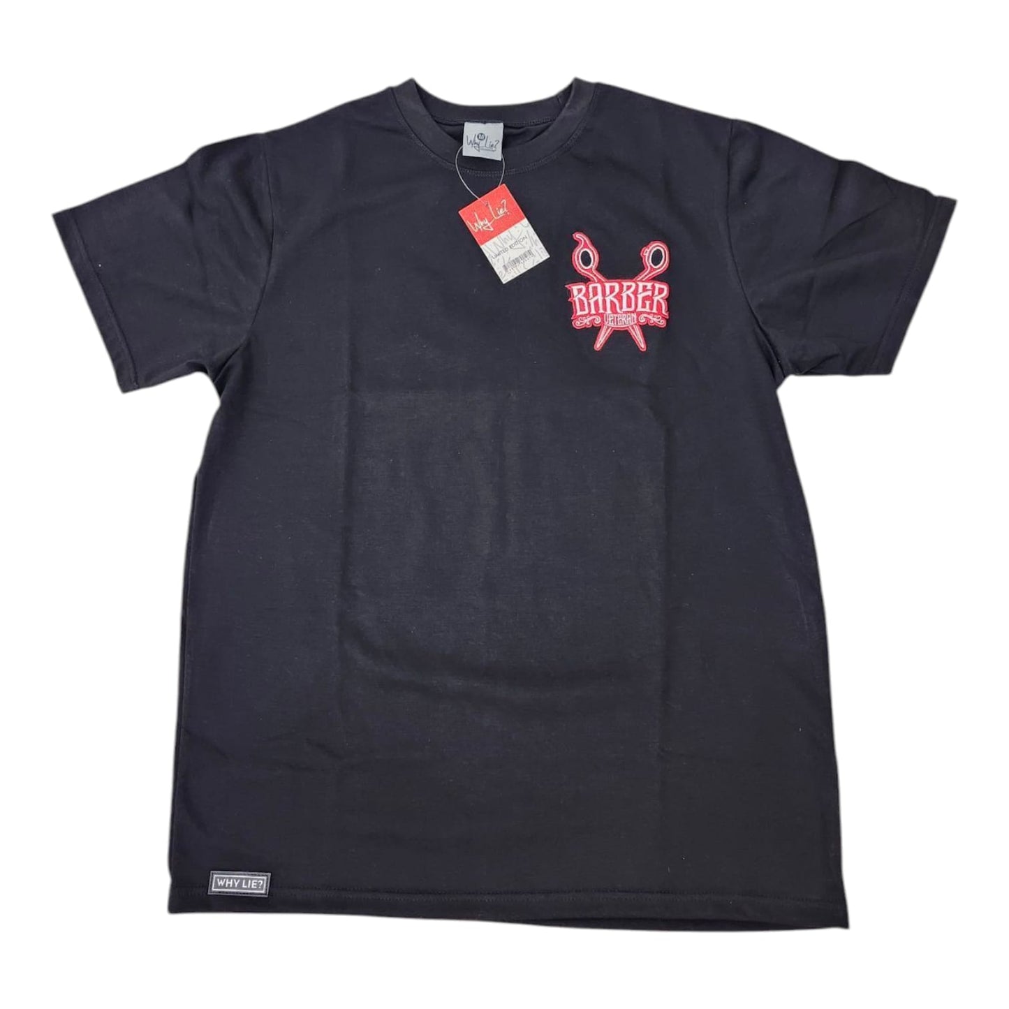 Whylie "Barber Veteran" Graphic Back Tee
