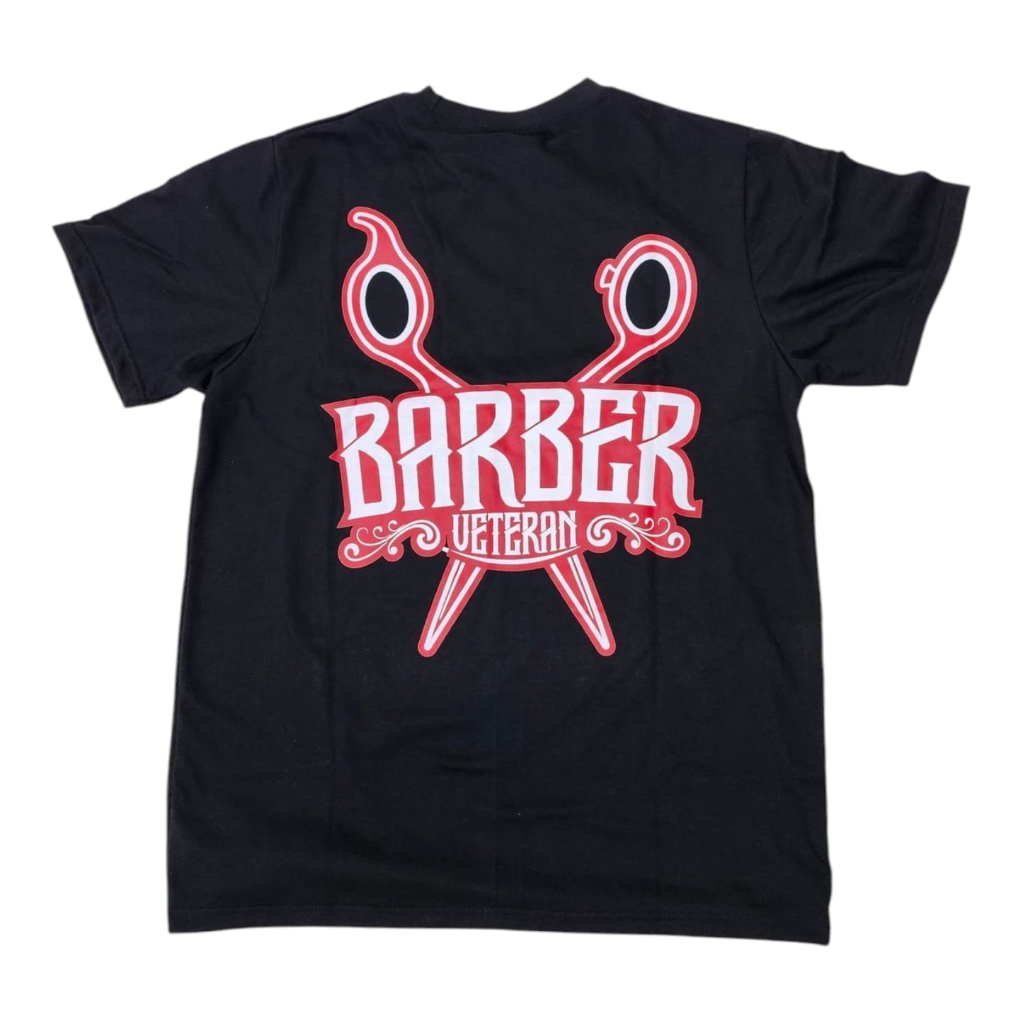 Whylie "Barber Veteran" Graphic Back Tee