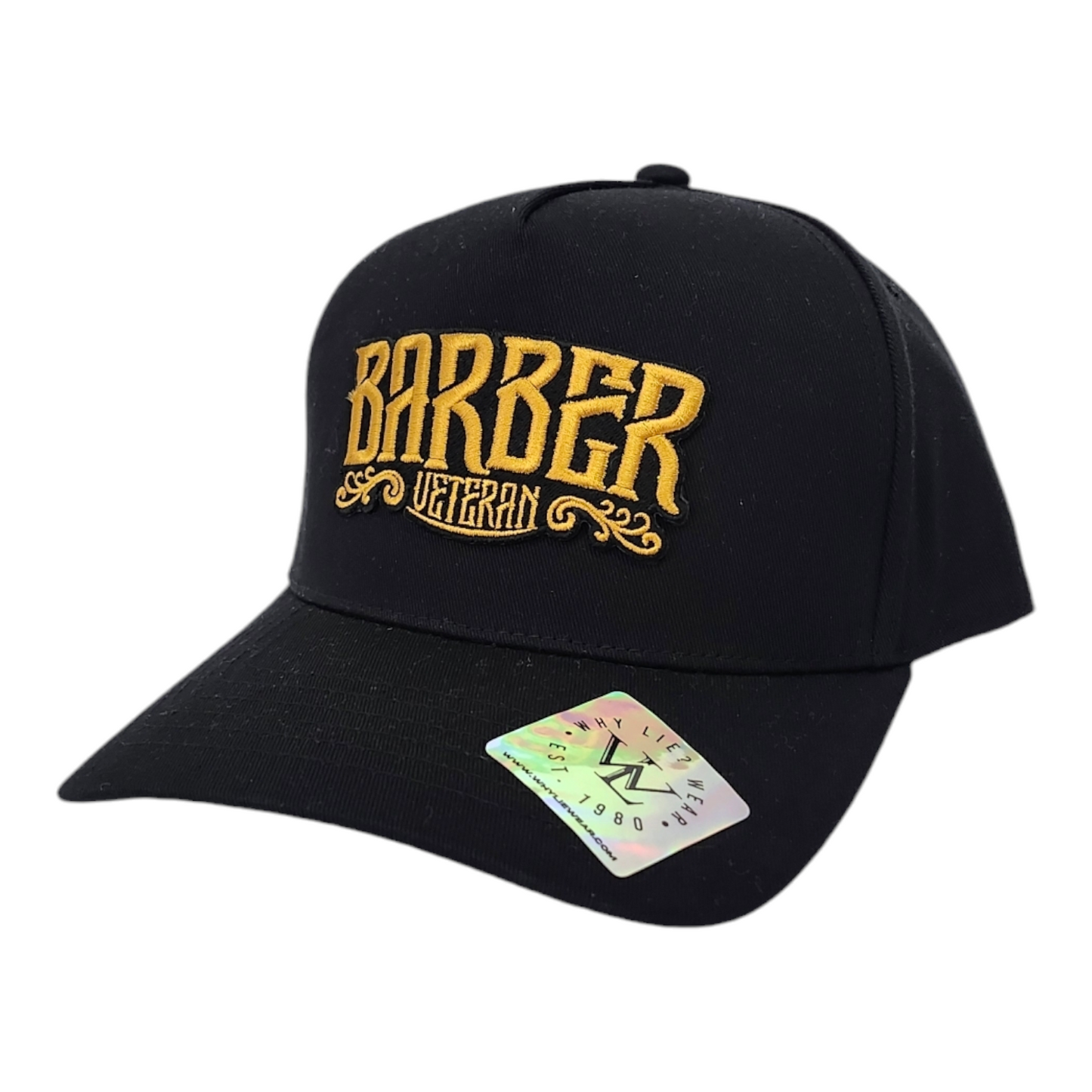 Barber Veteran 5 Panel Black/Gold
