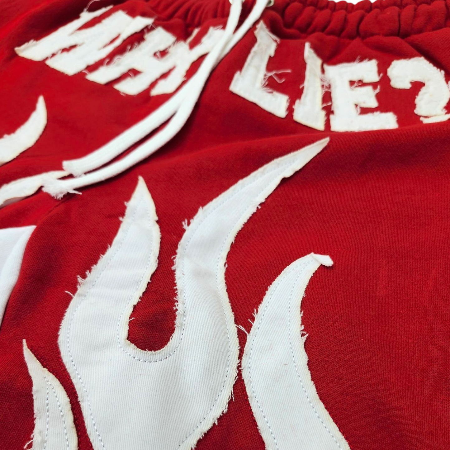 FIRE Shorts π₯ Red/Wht