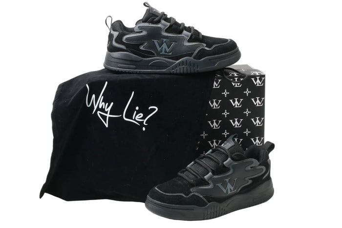 Why Lie? Ones Sneakers (Black/Grey)