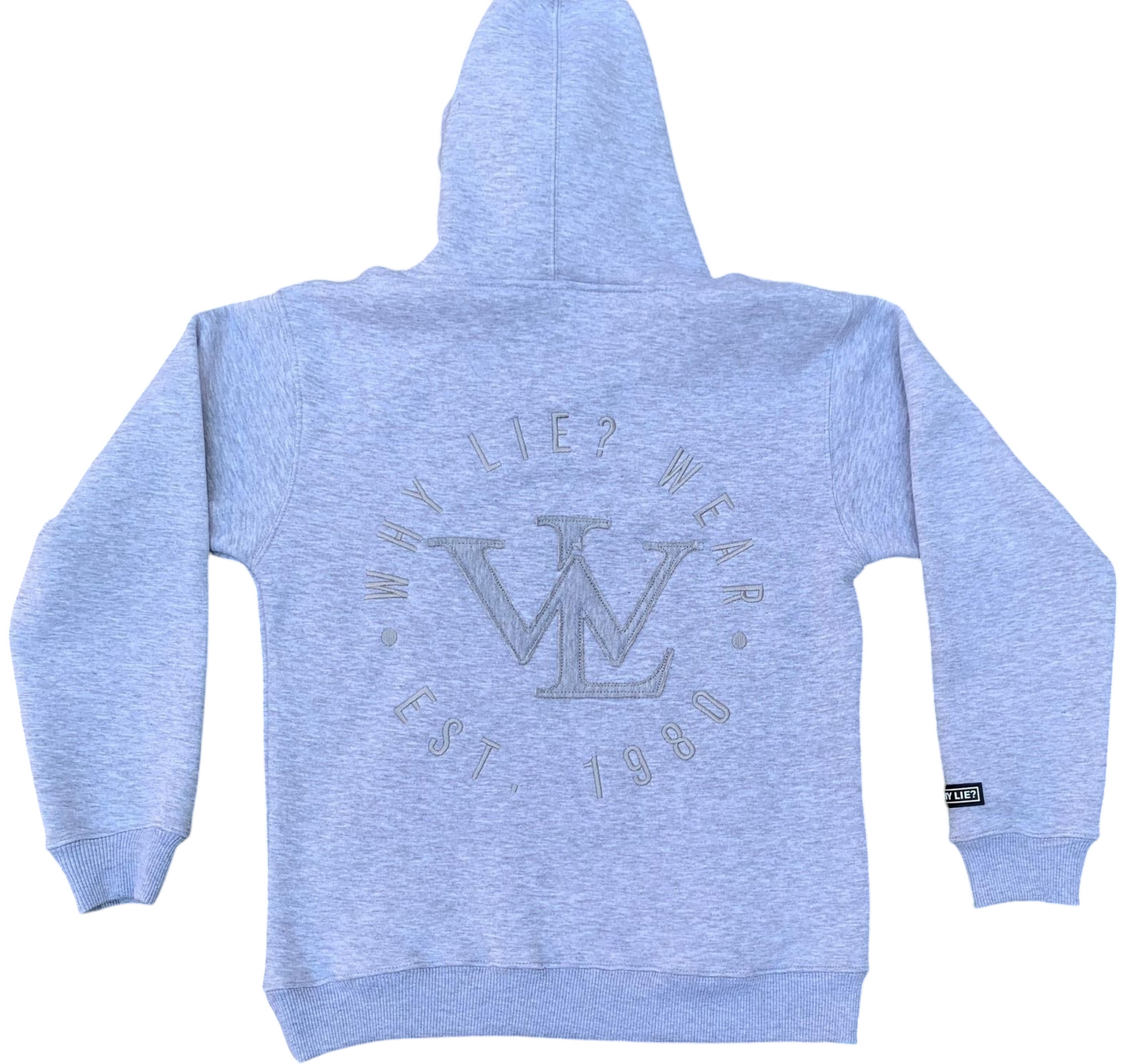 Grey Sweatsuit w/Grey Distress Logos