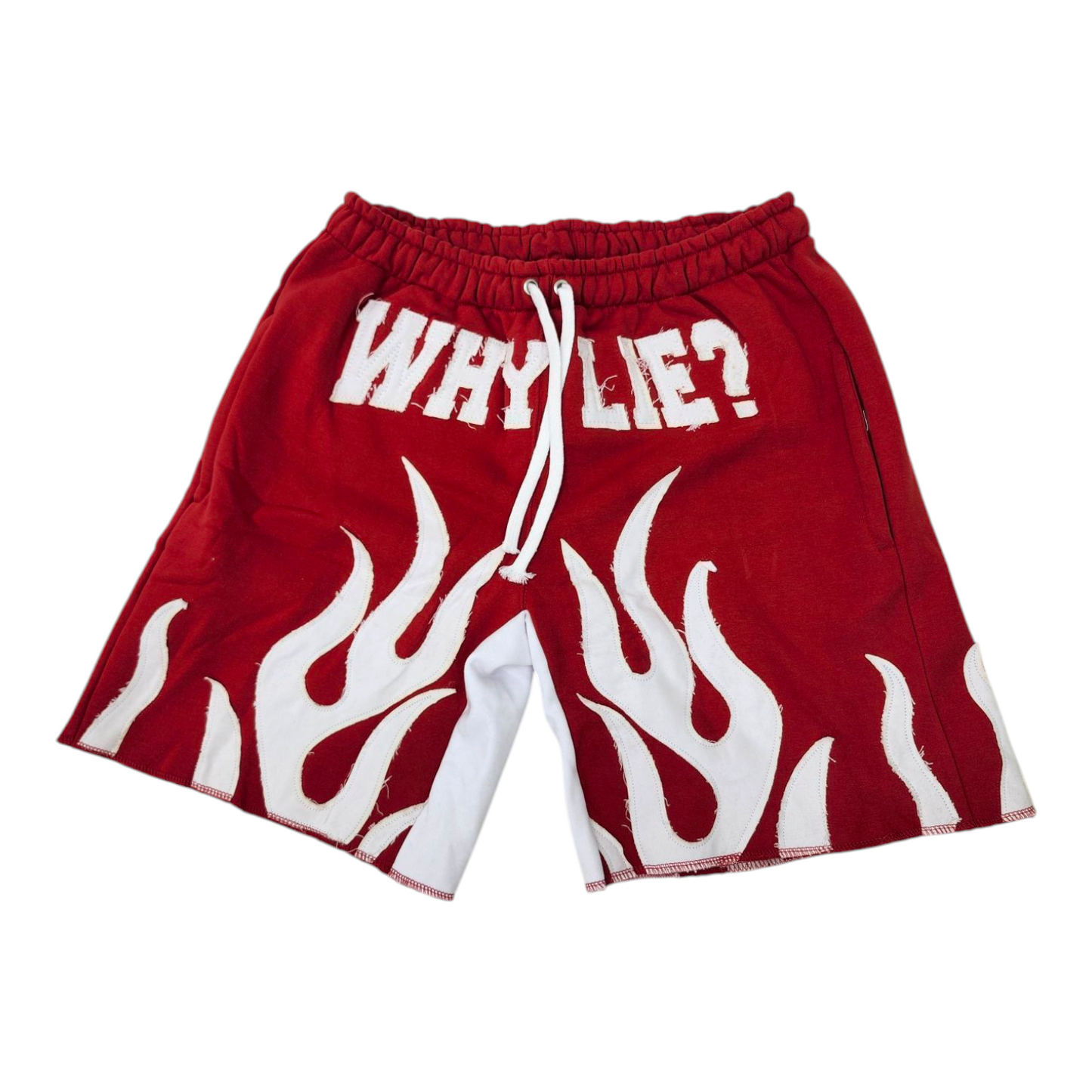 FIRE Shorts π₯ Red/Wht