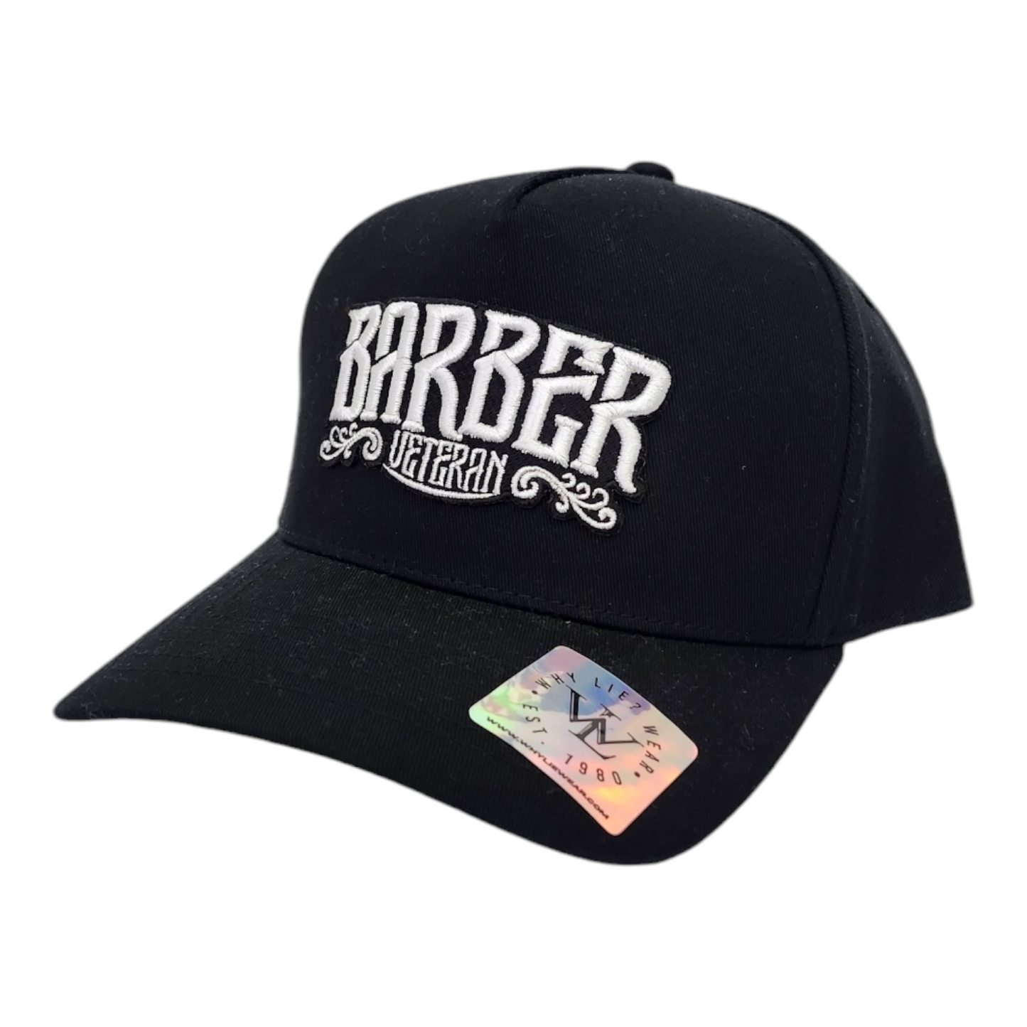 Barber Veteran 5 Panel Black/White