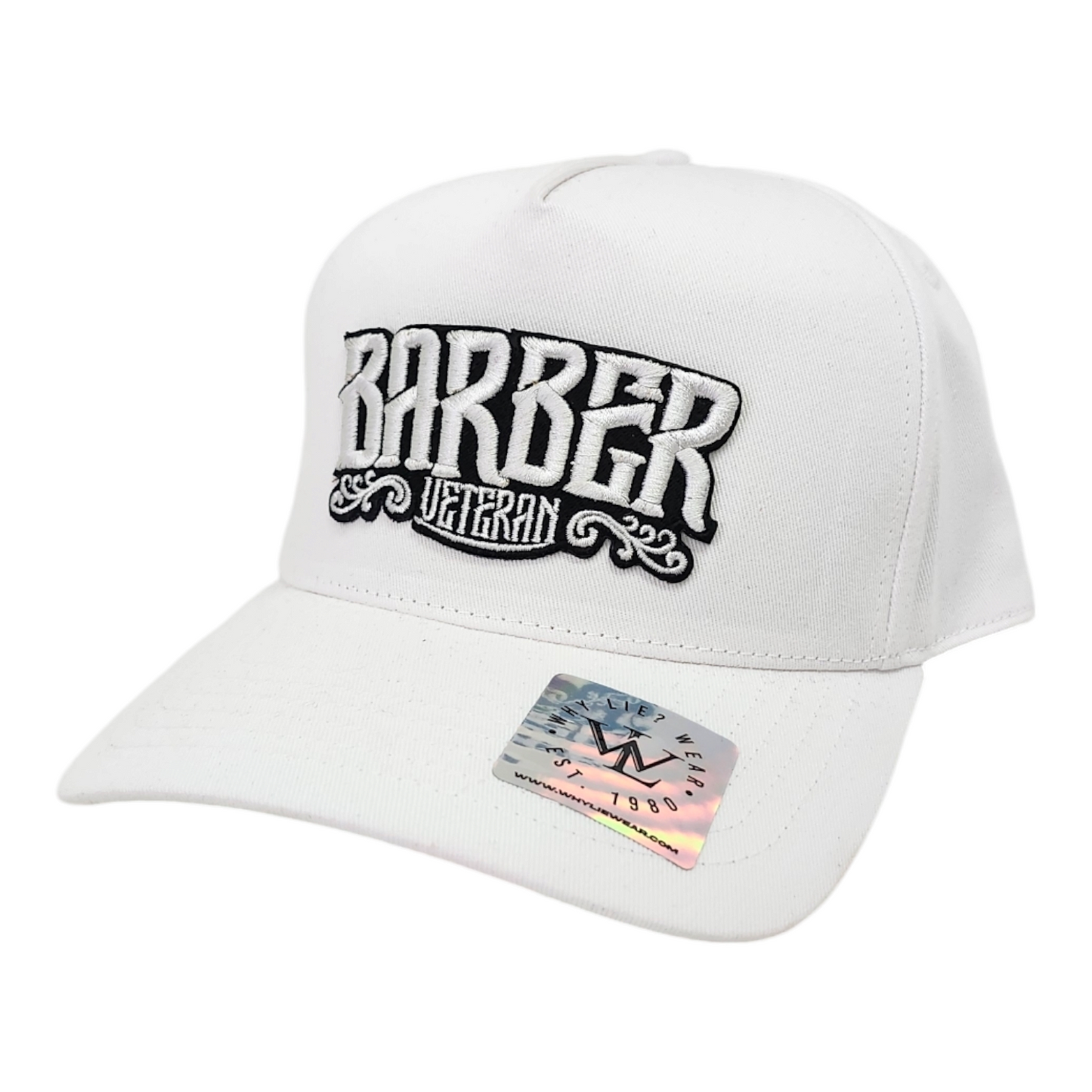 Barber Veteran 5 Panel White/Black