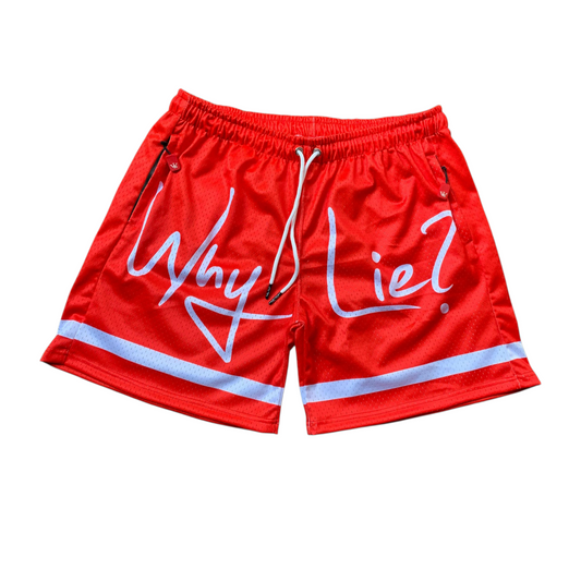 Red Signature Shorts