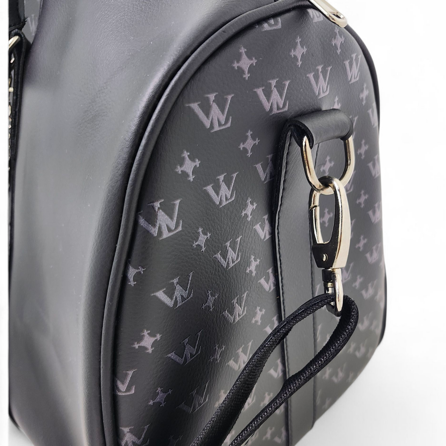 Leather Duffle Bag (Black)