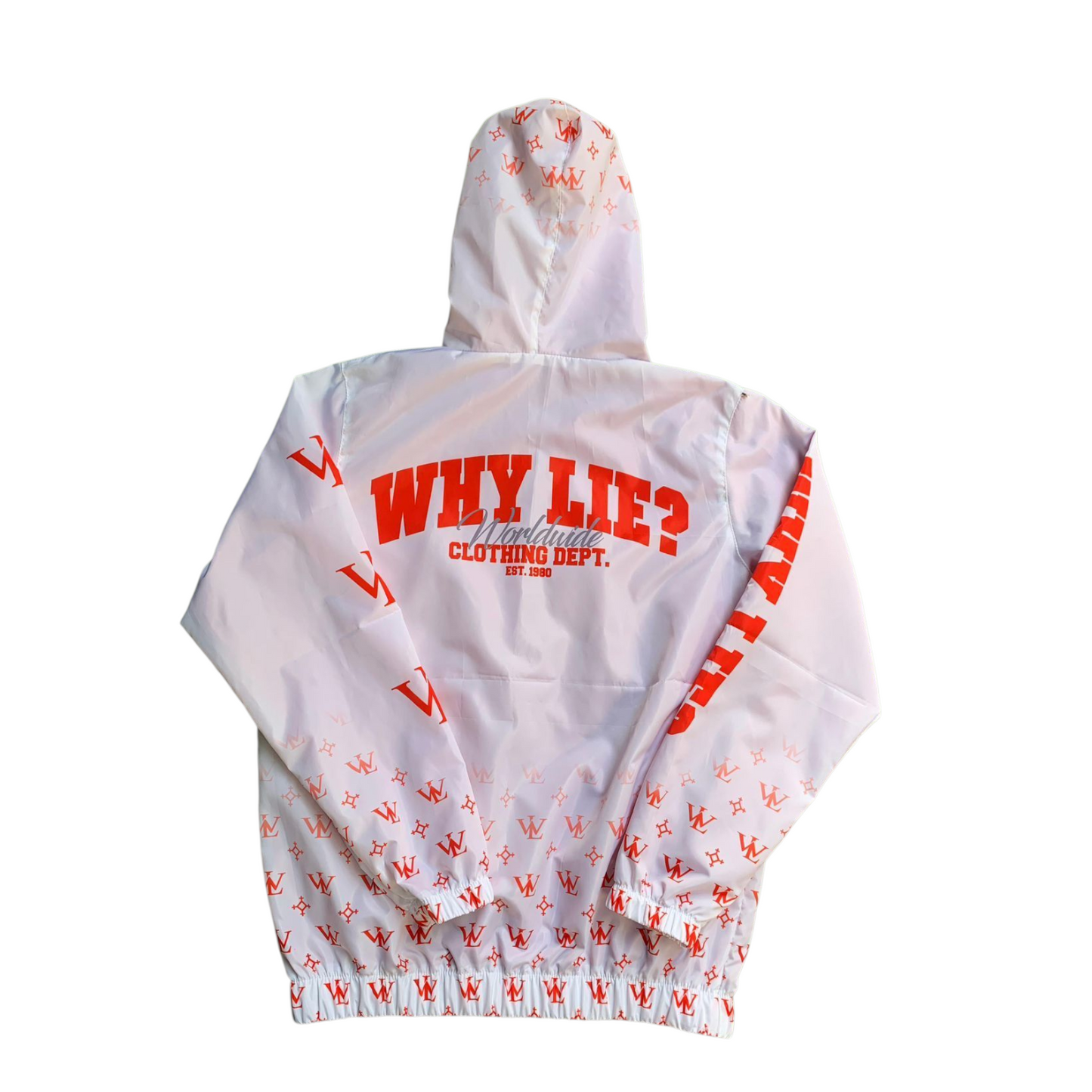 Windbreaker White/red