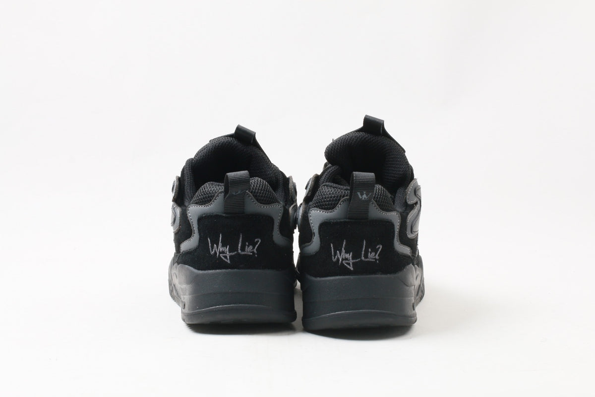 Why Lie? Ones Sneakers (Black/Grey)