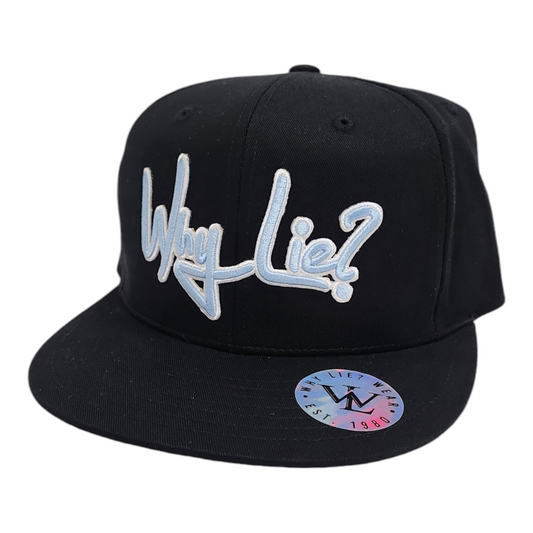 Black/Baby Blue Snapback