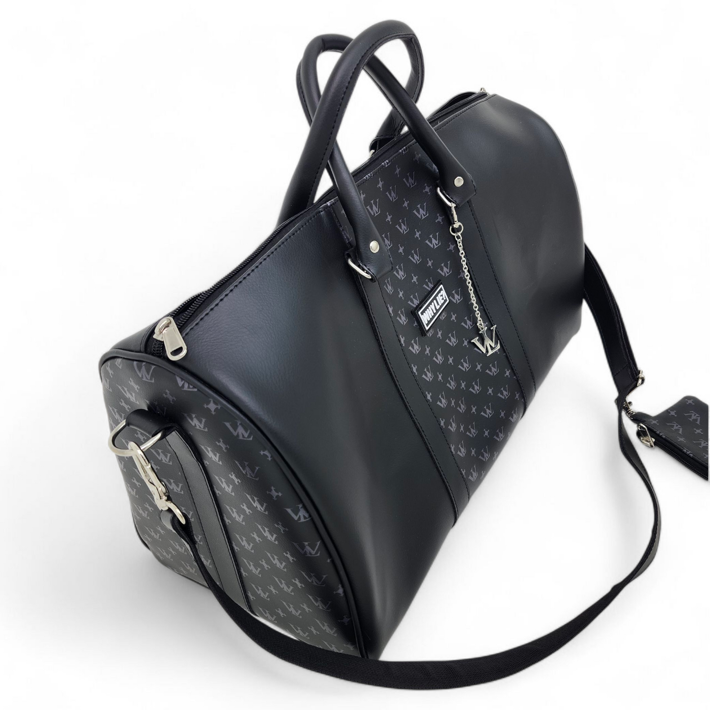 Leather Duffle Bag (Black)