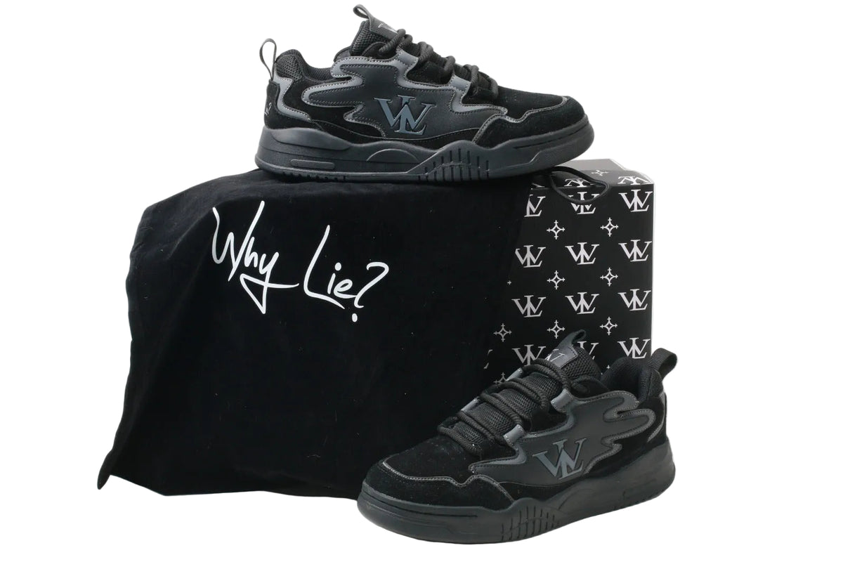 Why Lie? Ones Sneakers (Black/Grey)