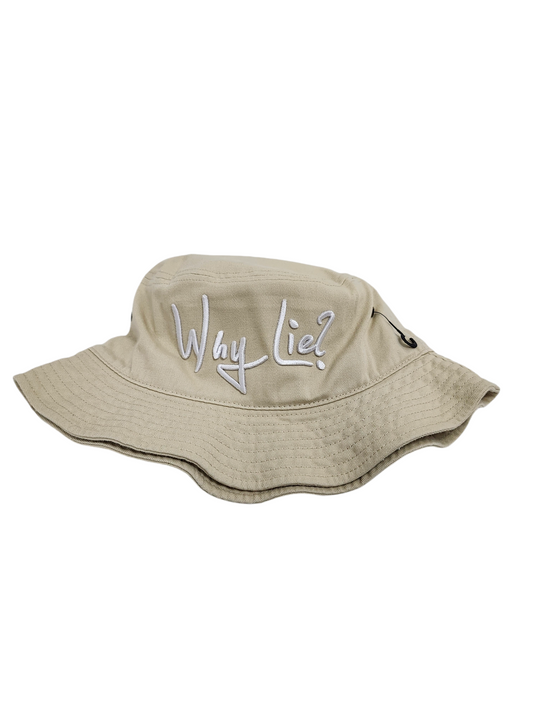 Tan/White Bucket Hat