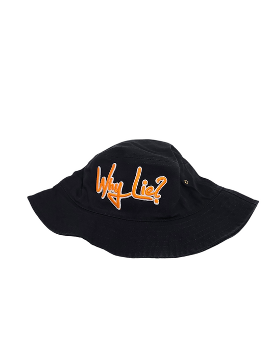 Black/Orange Bucket Hat