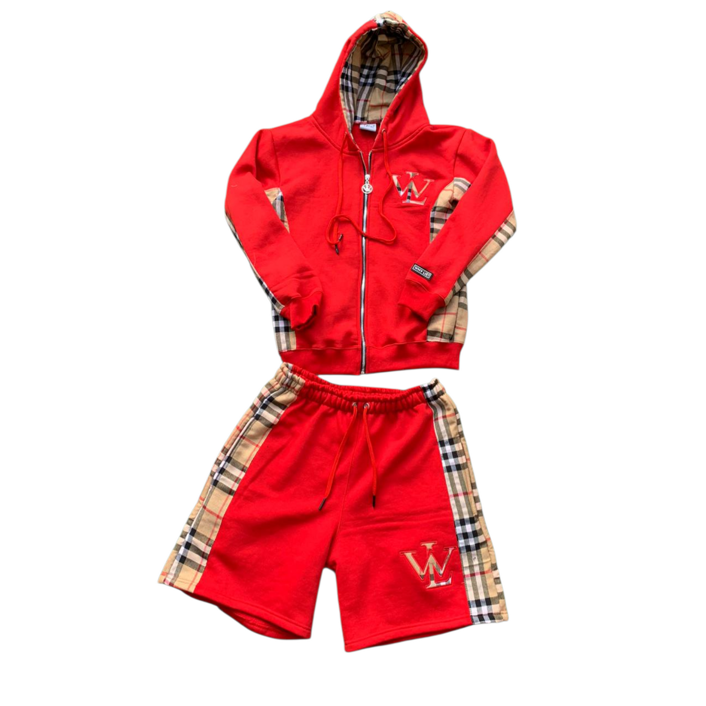 WL Burberry Set (Red)
