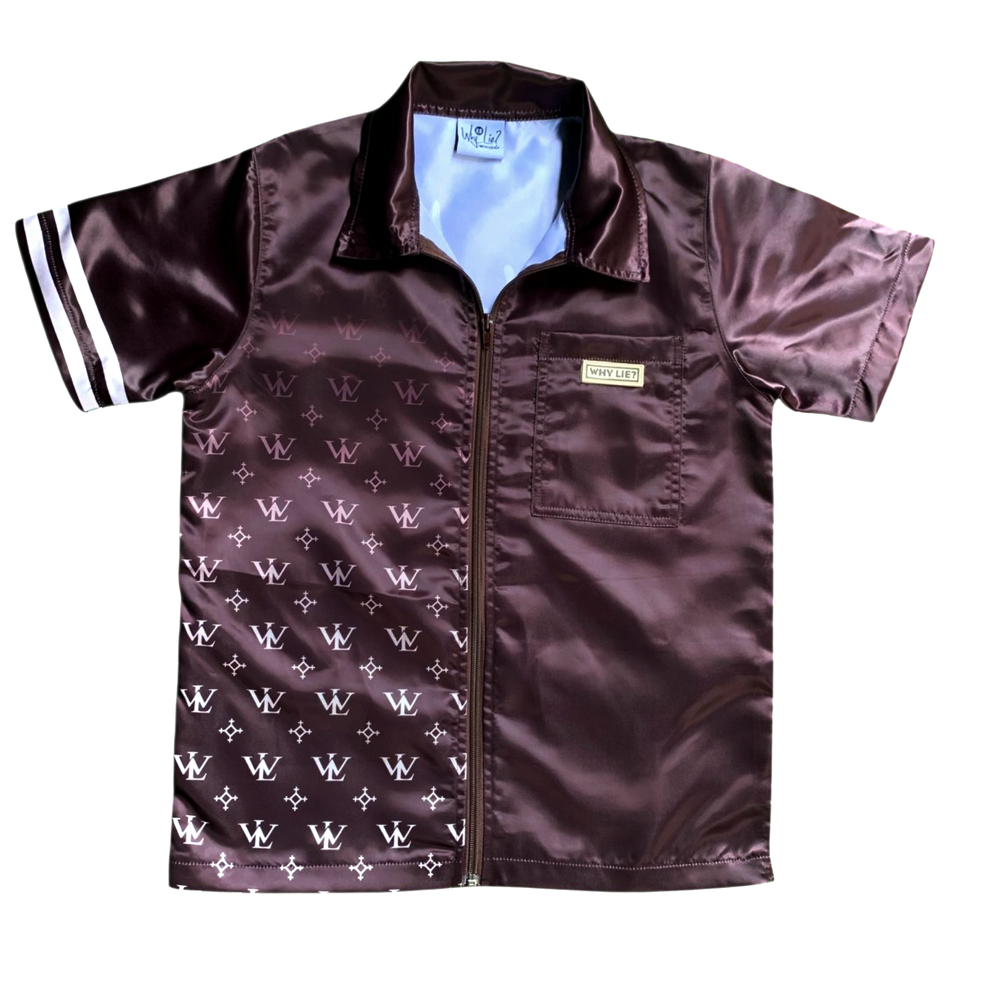 Silk Set (Dark Burgundy/Tan)