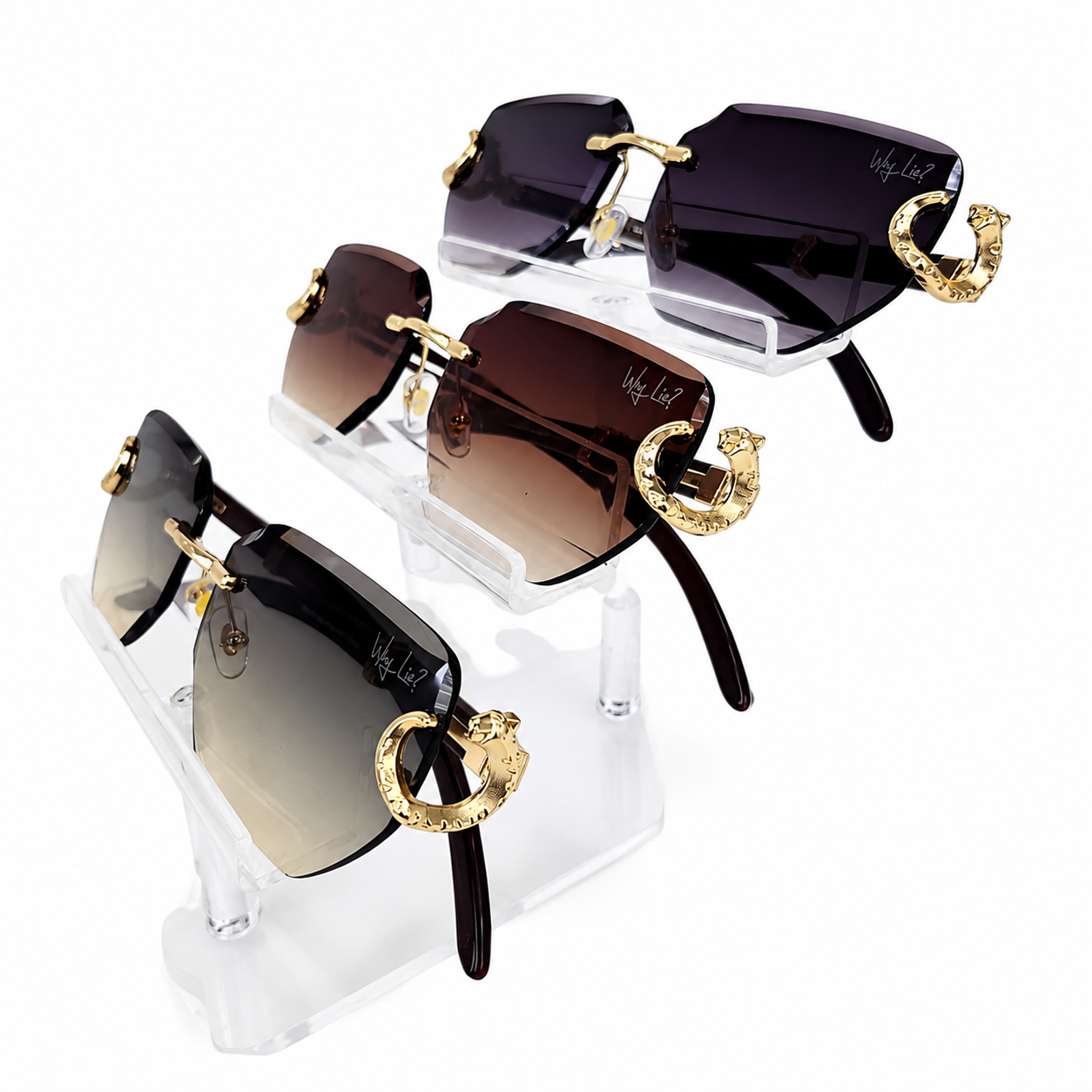 Why Lie? Glasses (Brown Lens)