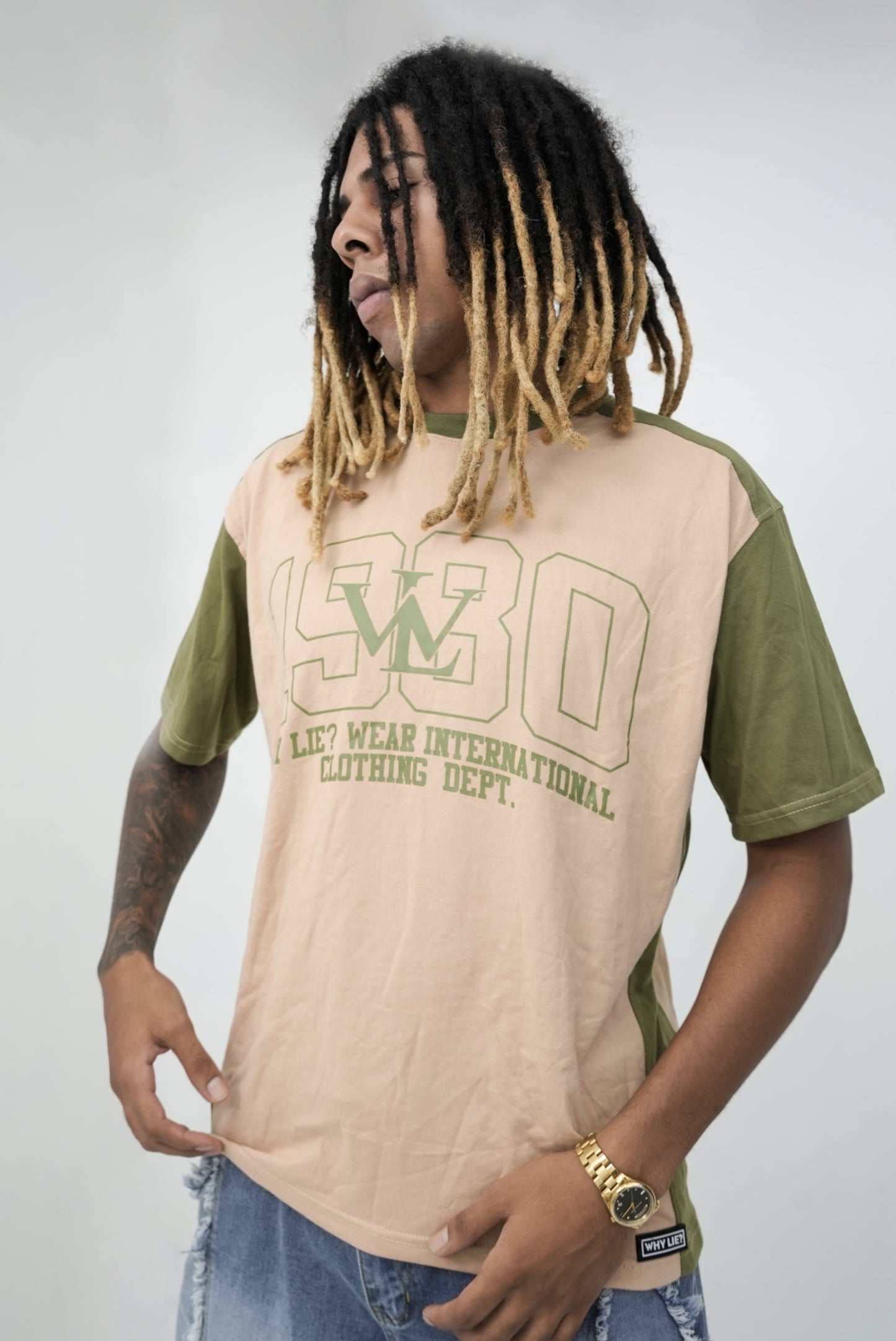 1980 Shirt (Tan/Olive)