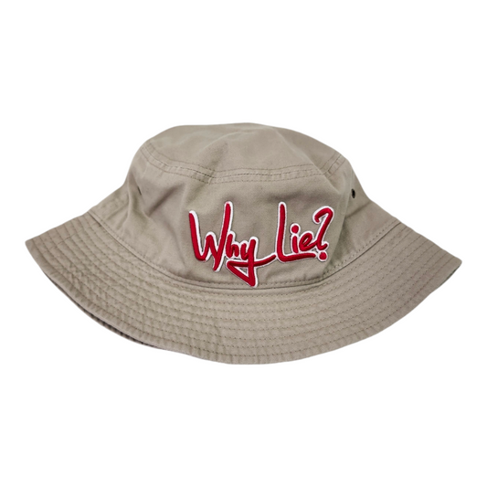 Tan/Red Bucket Hat