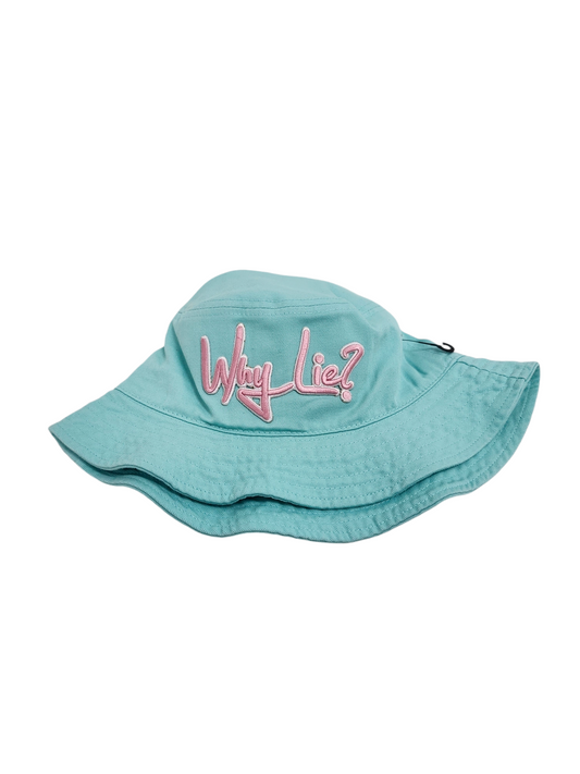 Turquoise/Pink Bucket Hat