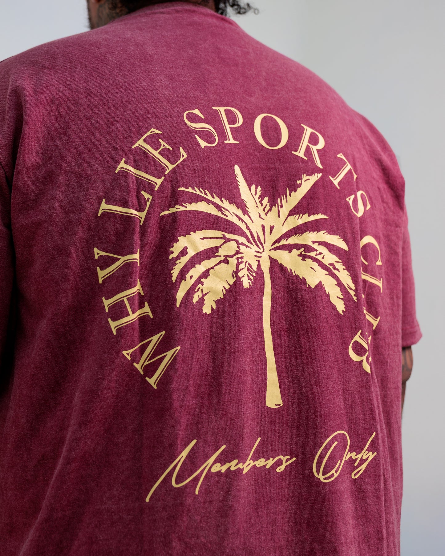 Sports Club Shirt (Burgundy)