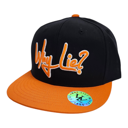 Black/Orange Snapback