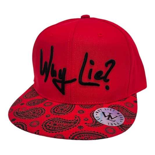 Red/Black Bandana Snapback