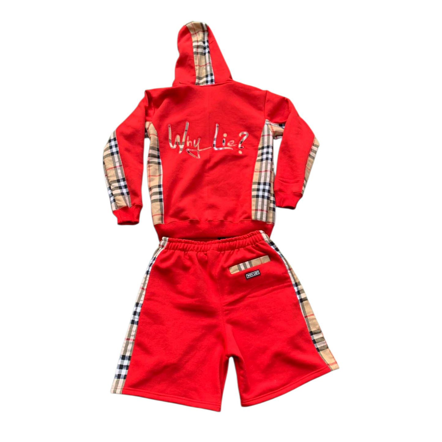 WL Burberry Set (Red)