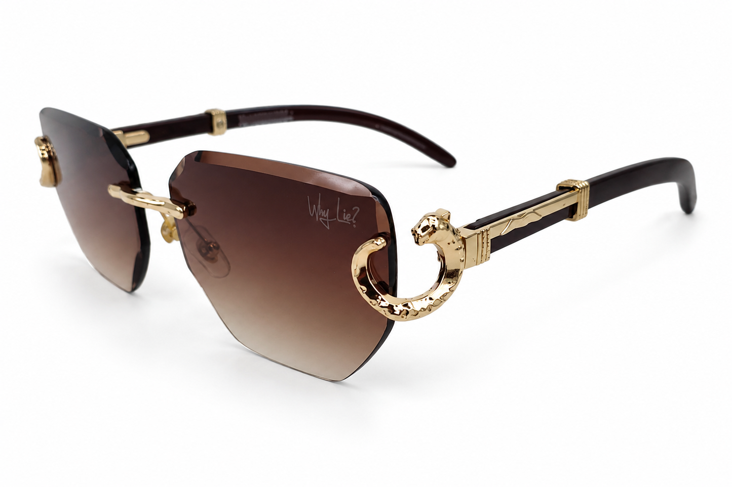 Why Lie? Glasses (Brown Lens)