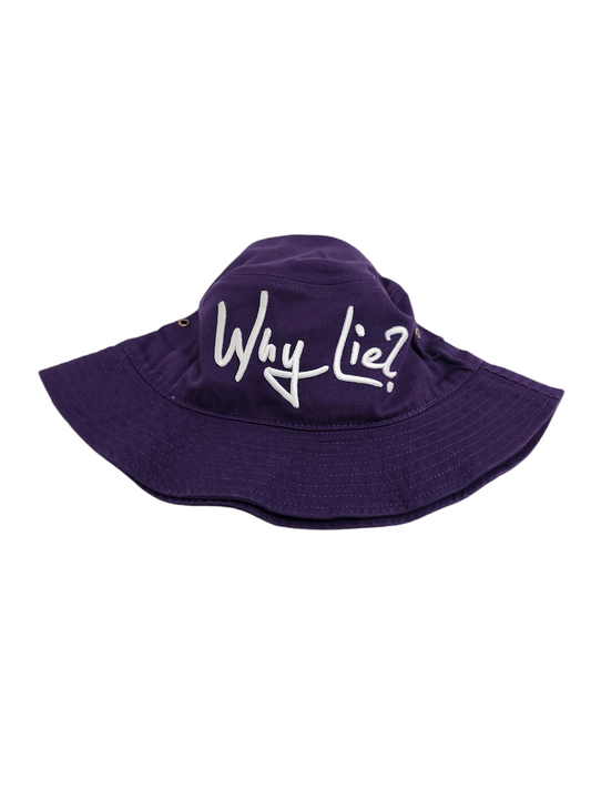 Purple/White Bucket Hat