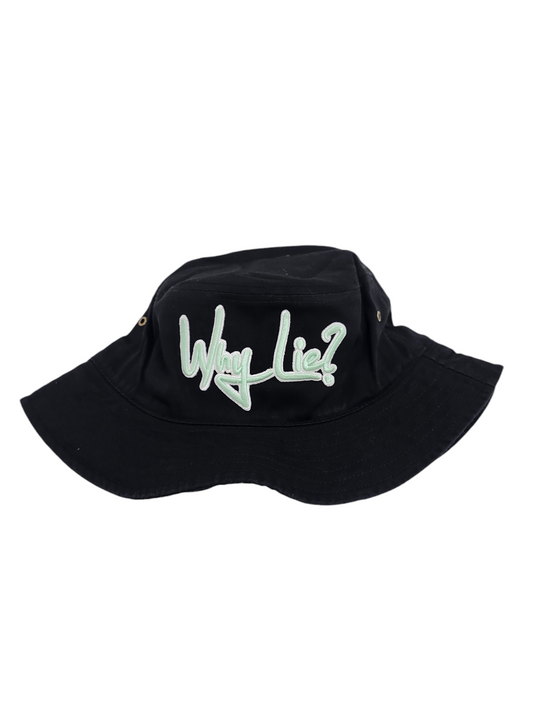 Black/Turquoise Bucket Hat